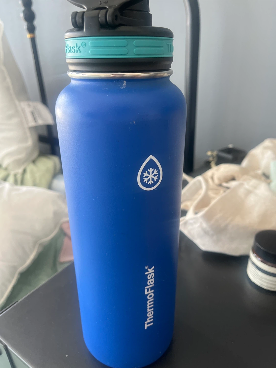 ThermoFlask Blue Water Bottle