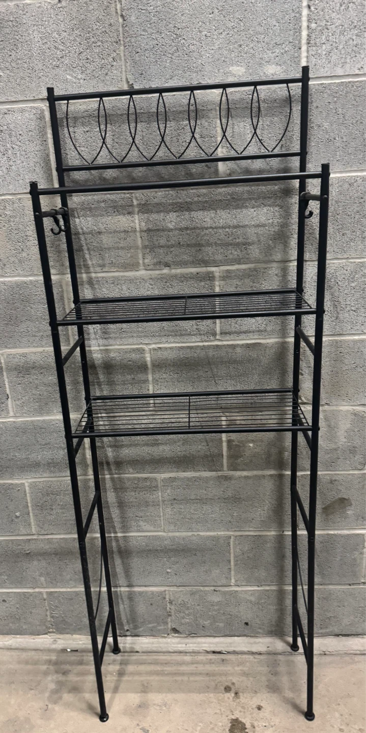 3-Tier Over The Toilet Storage, Metal Bathroom Organizer - photo 3