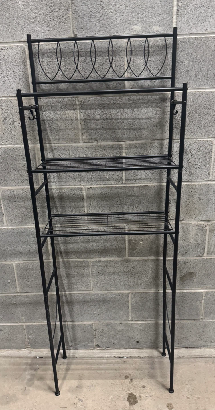 3-Tier Over The Toilet Storage, Metal Bathroom Organizer - photo 2