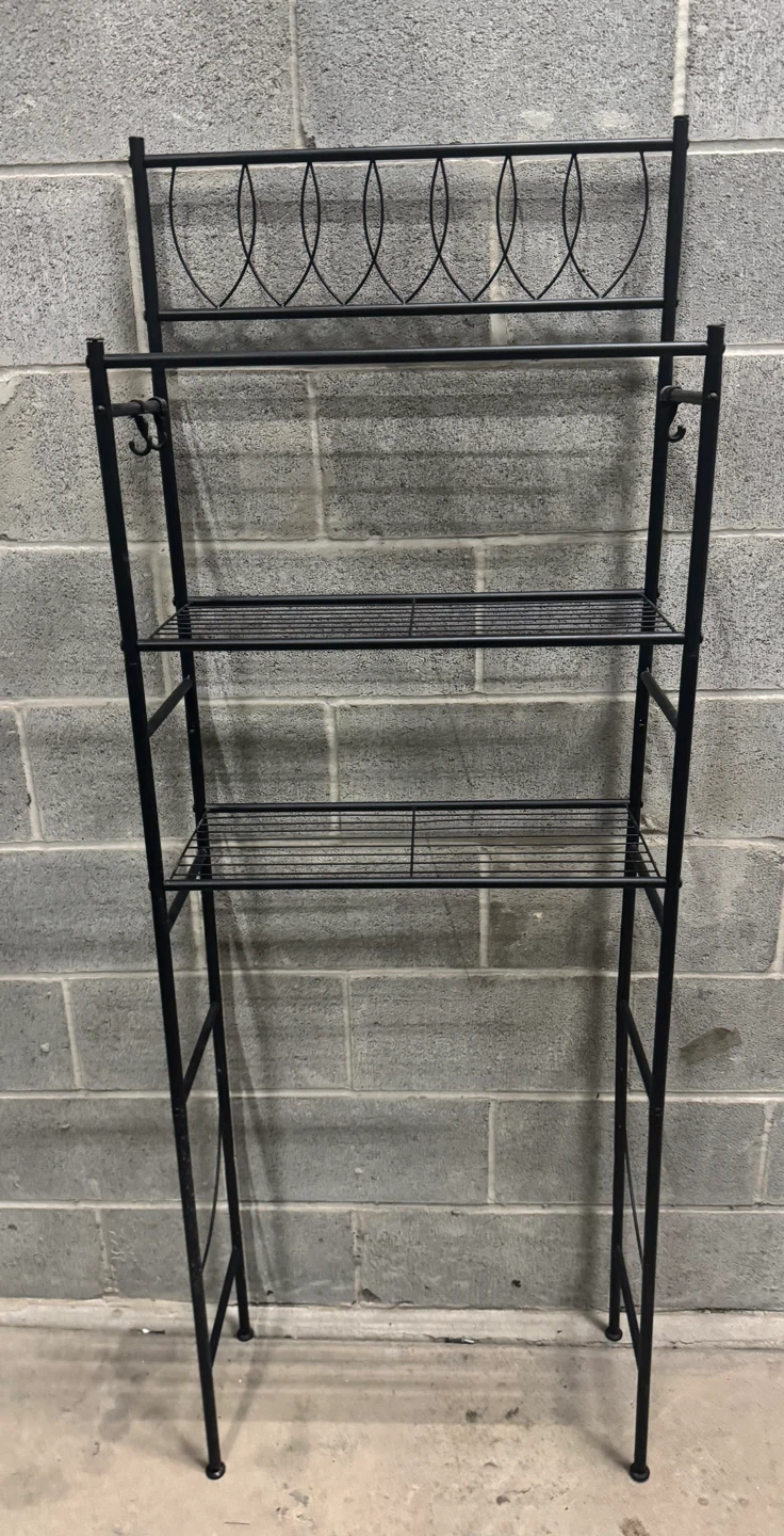 3-Tier Over The Toilet Storage, Metal Bathroom Organizer - photo 5