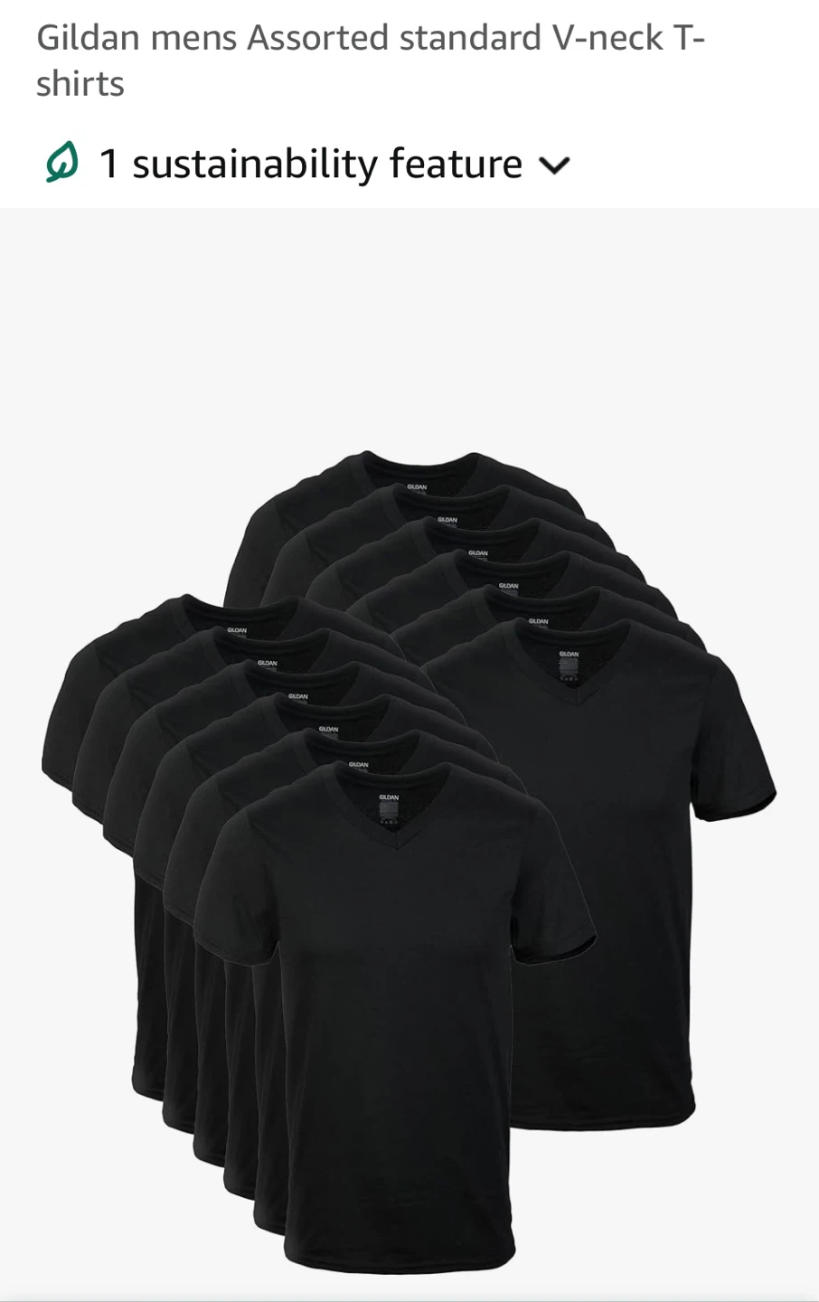 New Gilden large v-neck t-shirts 9-pack - photo 5
