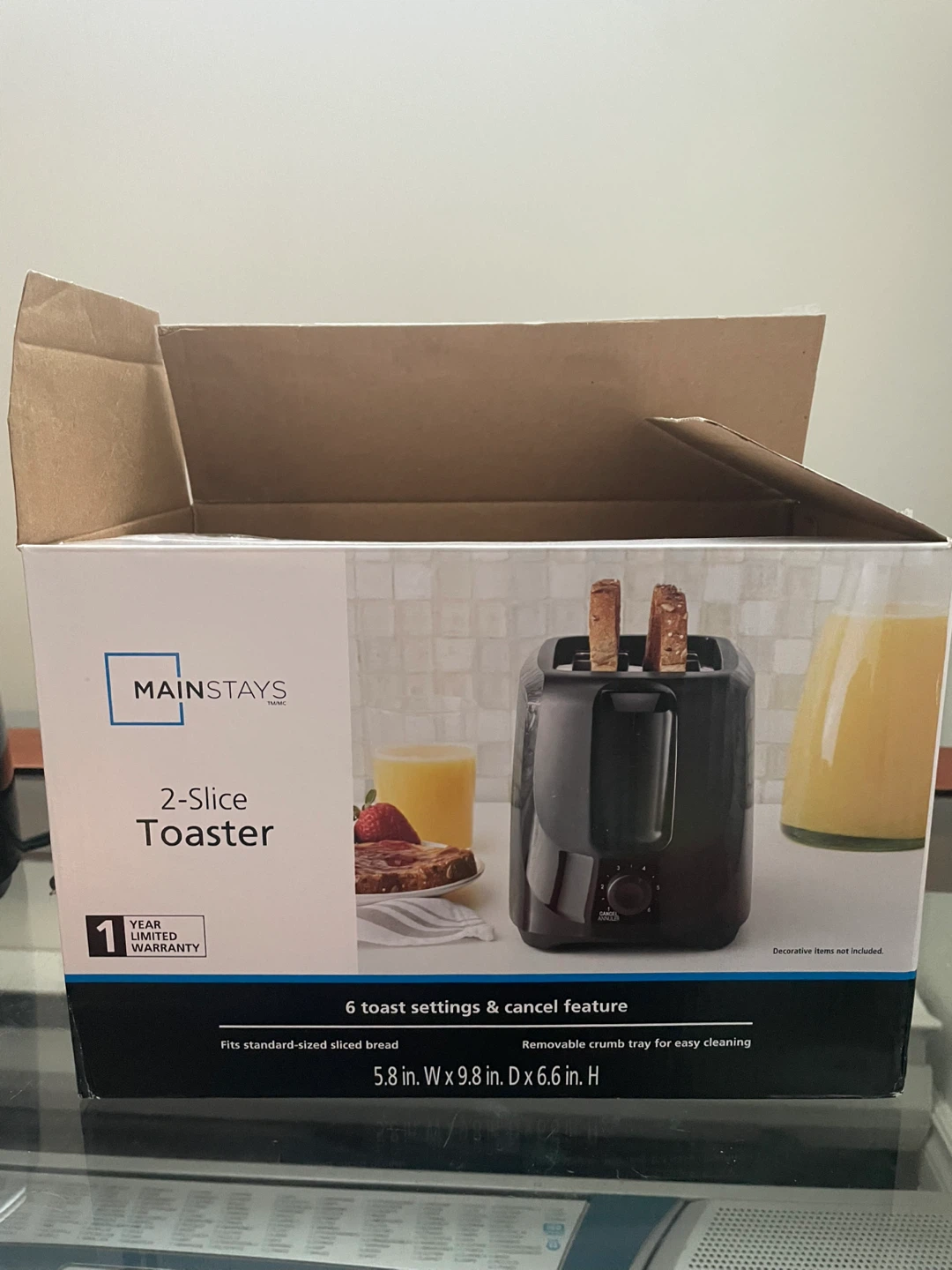 🧡 Black 2-Slice Toaster - photo 5