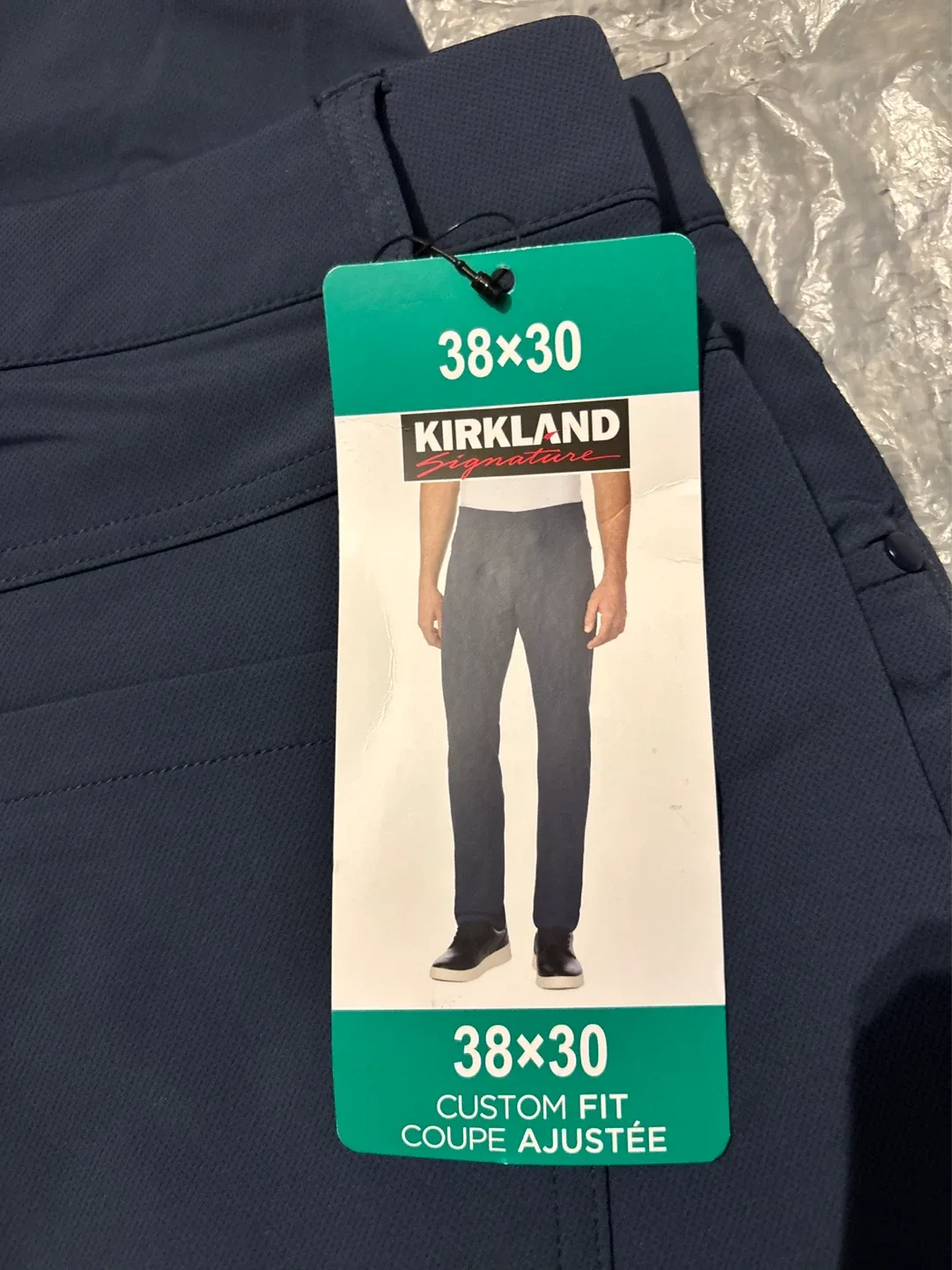 Kirkland Signature Men's 5-Pocket Performance Pants 38x30 - photo 2