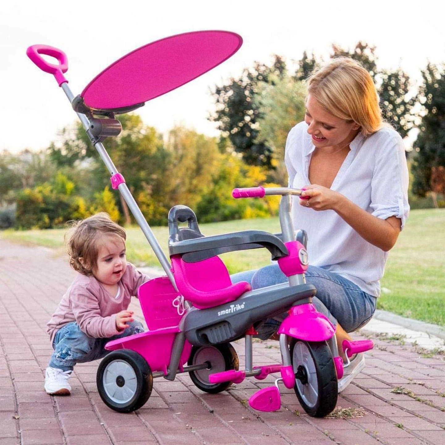 ⭐️SALE⭐️SmartTrike 3-In-1 Convertible Tricycle With Sun Canopy - photo 2