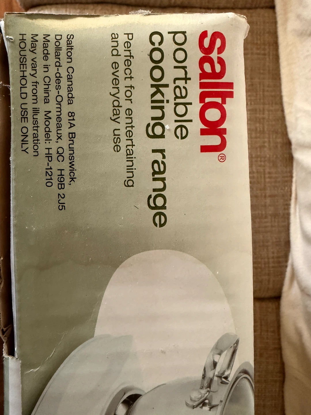 Salton Portable Cooking Range HP-1210 - photo 2
