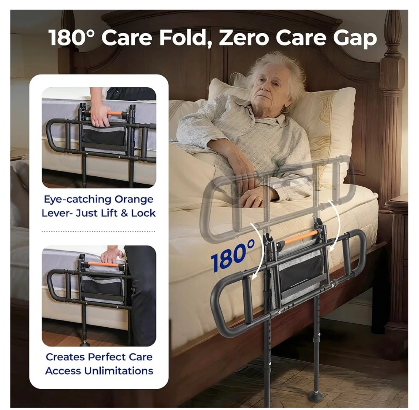 C5 Pro Bed Assist Rails for Seniors, 350LBS - photo 4