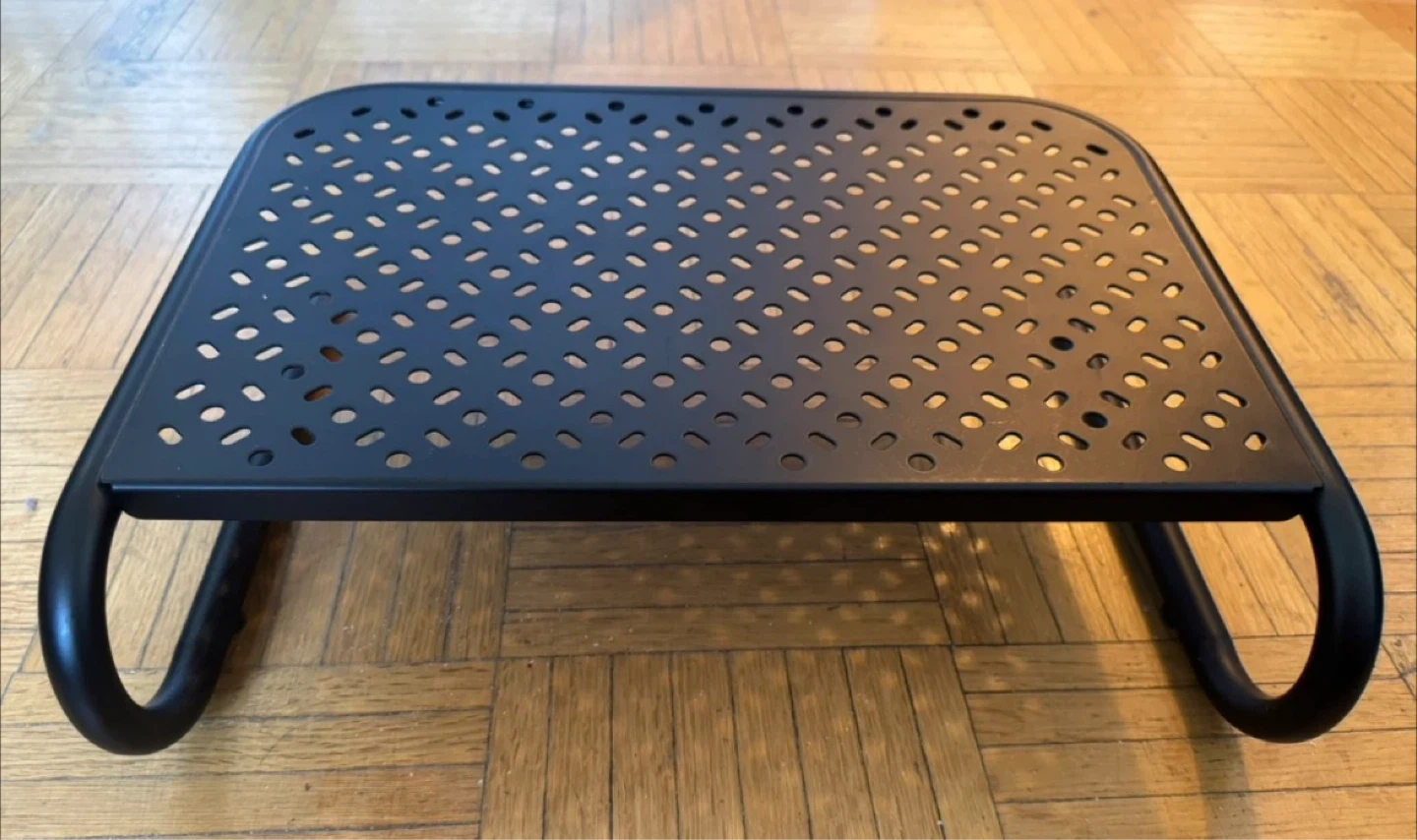 Black Metal Monitor Stand - photo 2