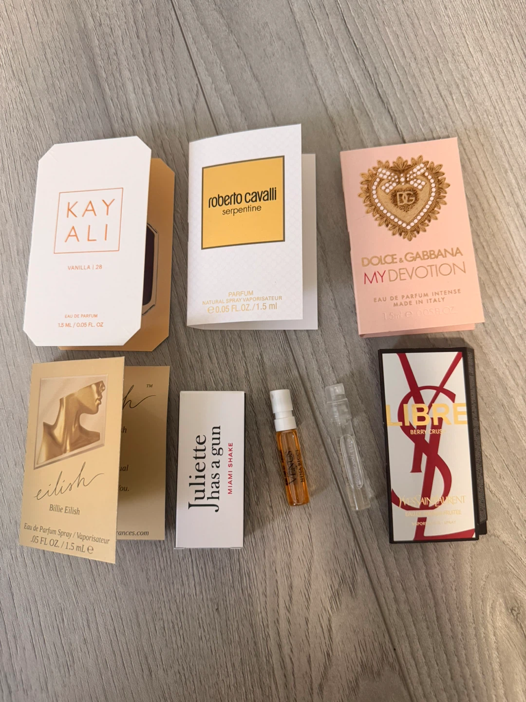 Perfume Sample Set