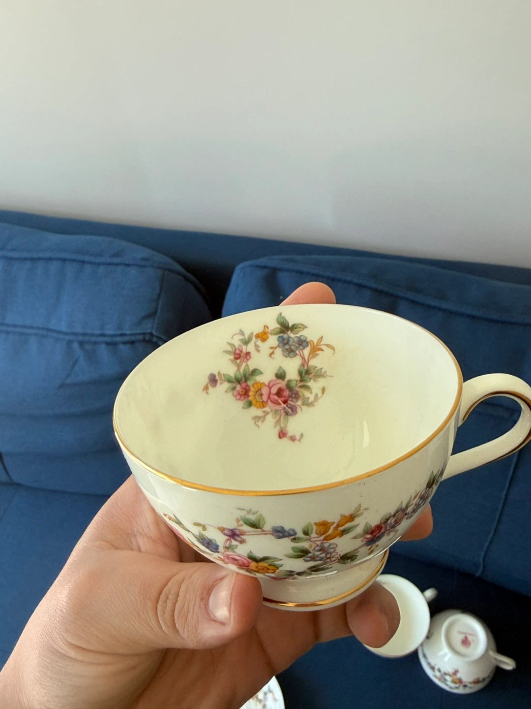 Spring flowers Teacup and Saucer Set - photo 4