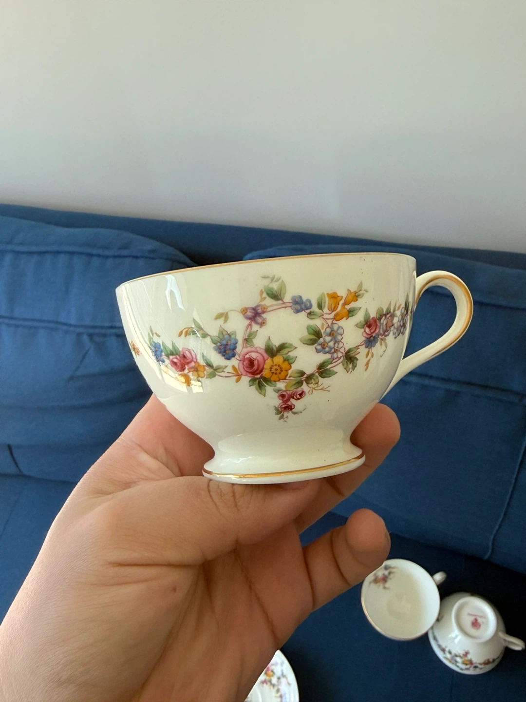 Spring flowers Teacup and Saucer Set - photo 3