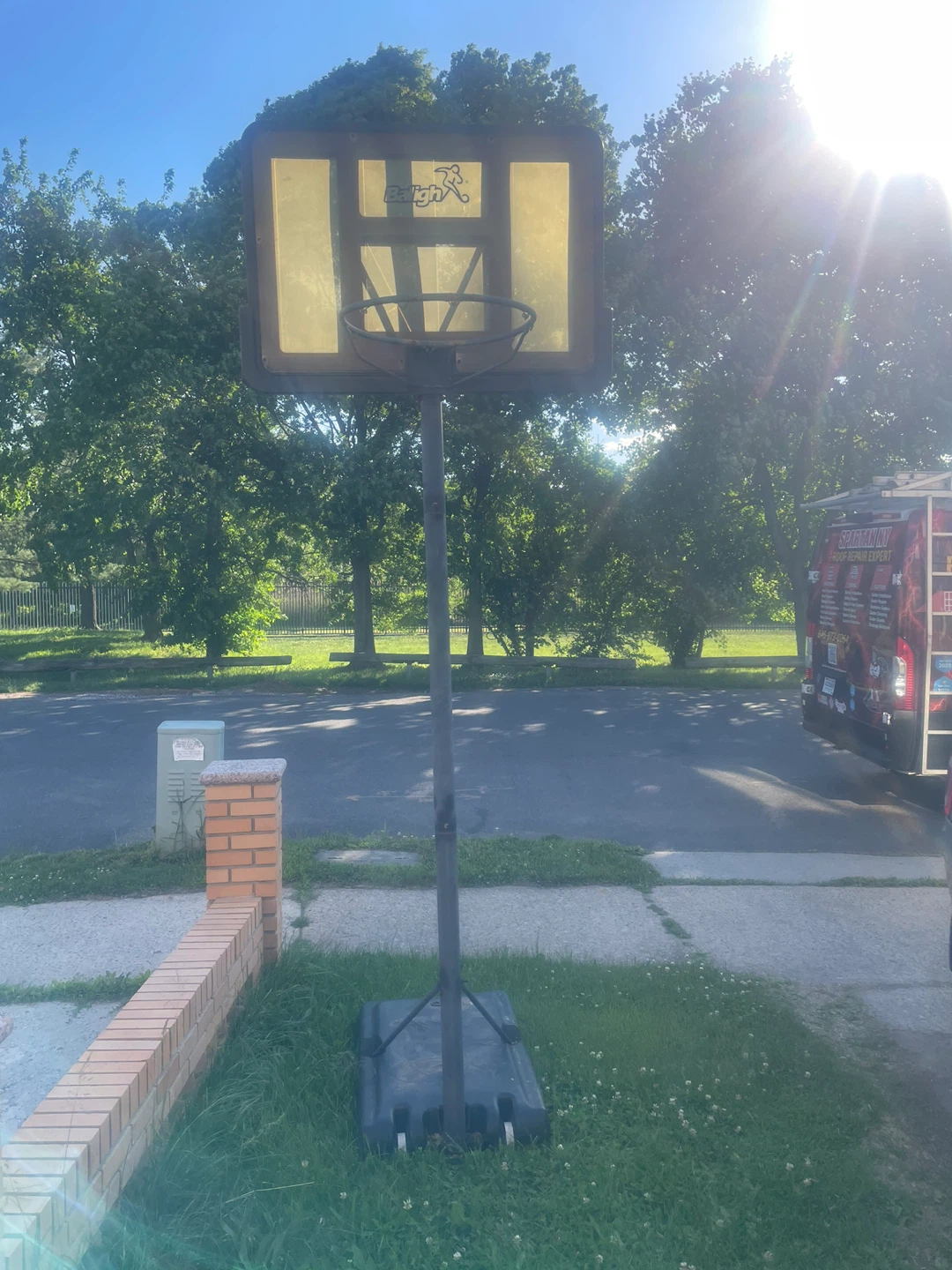 Lifetime Basketball Hoop with Backboard