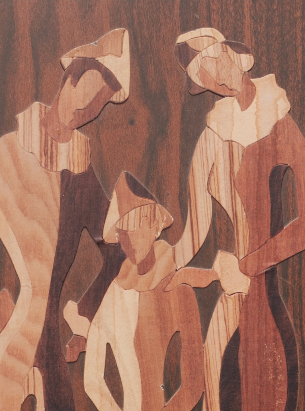 1970s Chalet Marquetry Wall Panel - photo 3