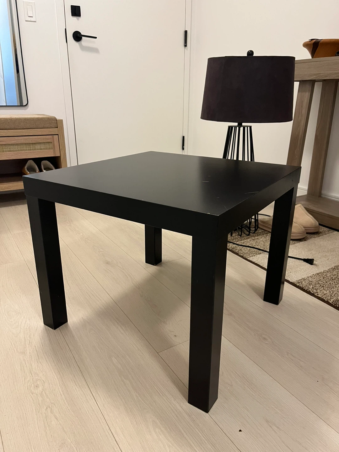 Black Square Side Table - photo 2