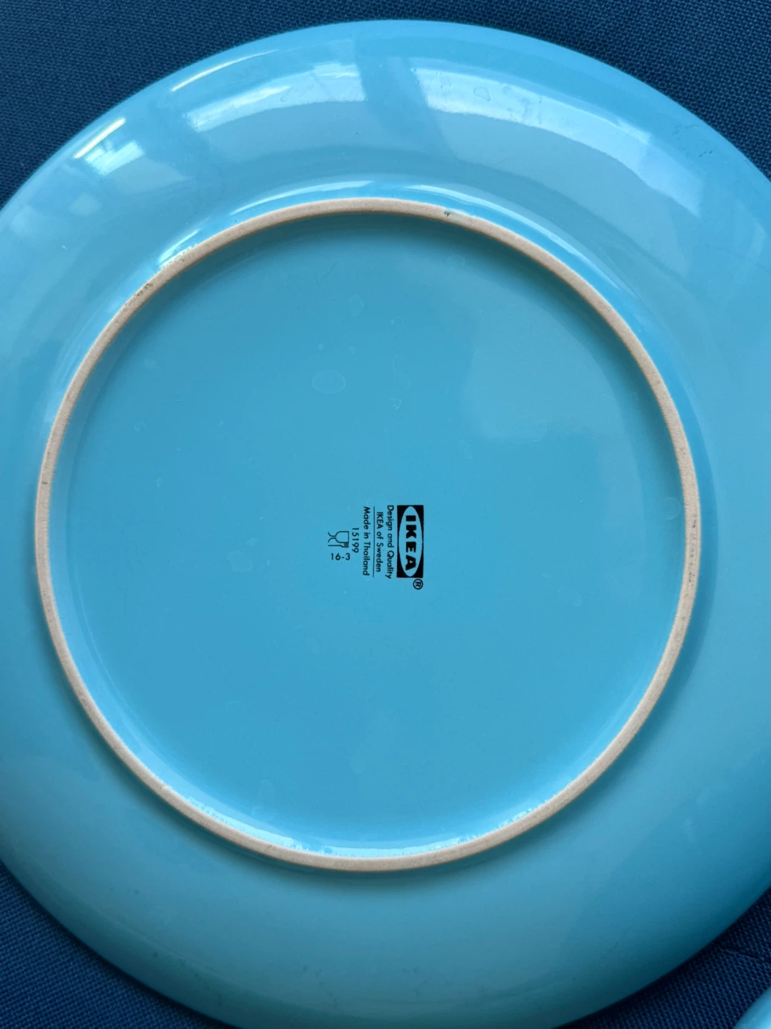 IKEA Blue Ceramic Dinnerware Set - photo 2