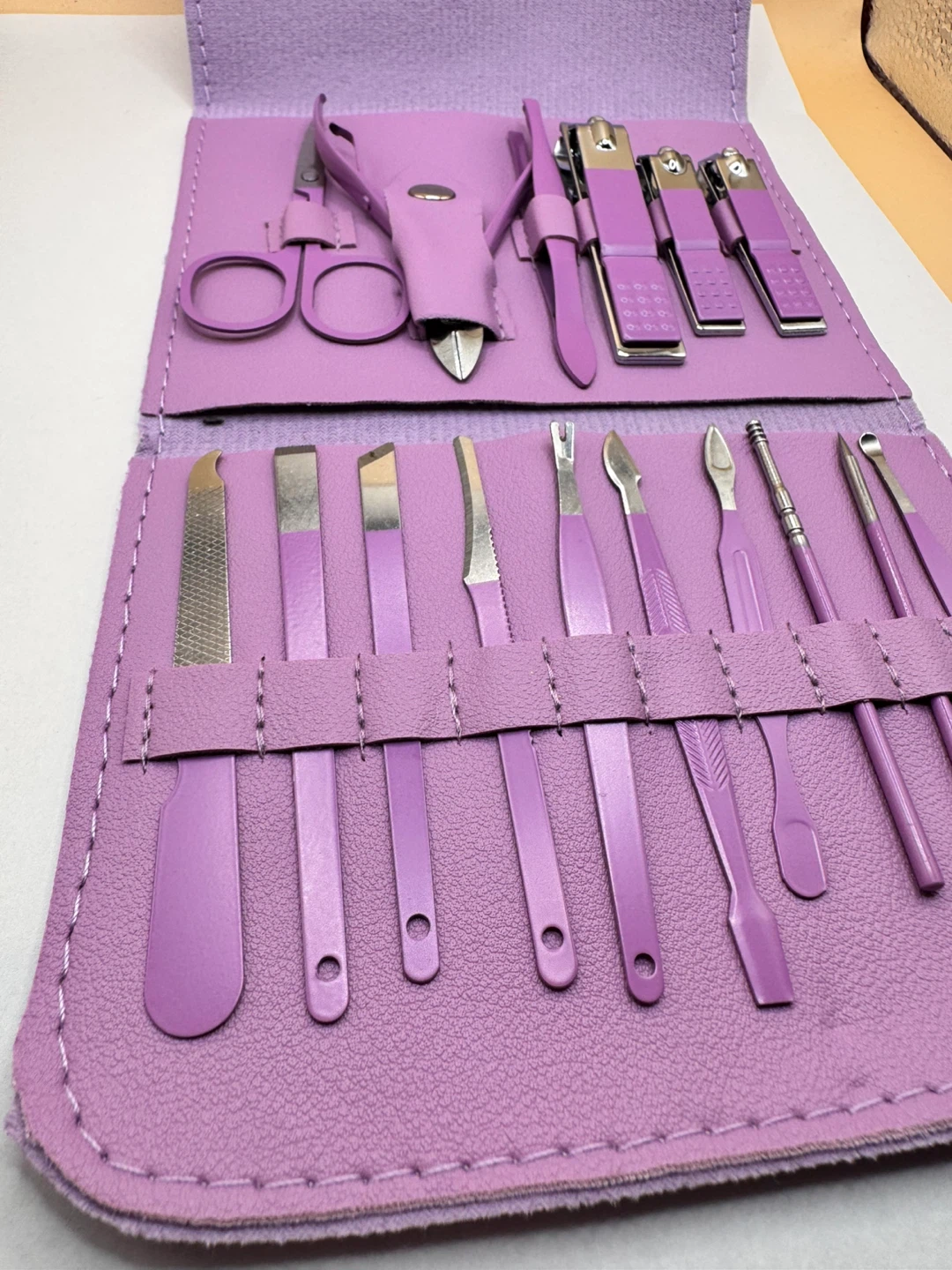Purple Manicure and Pedicure Tool Set - photo 5