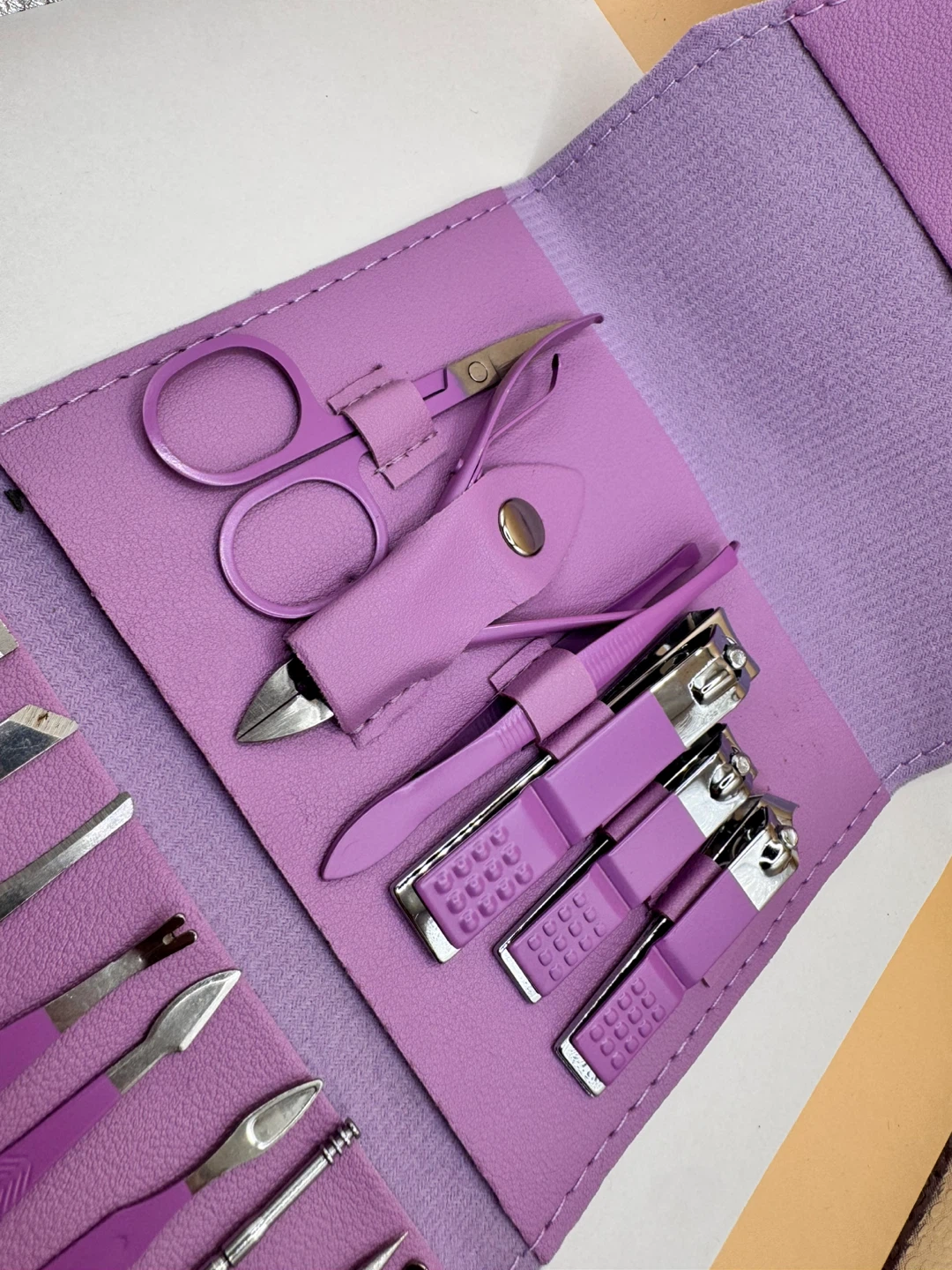 Purple Manicure and Pedicure Tool Set - photo 3