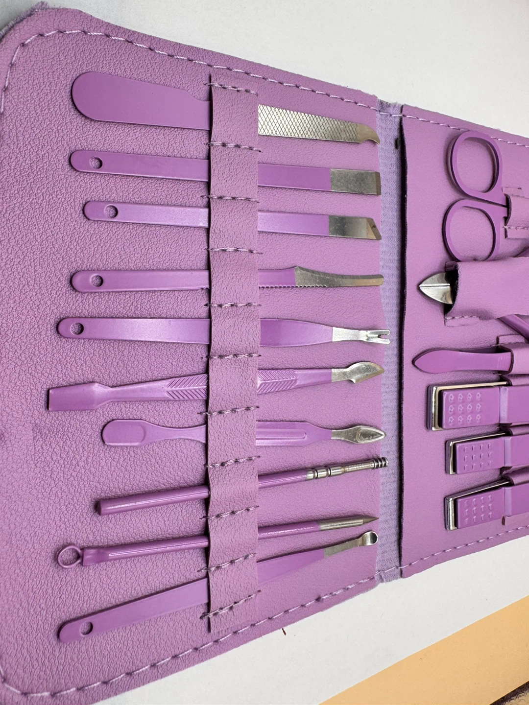 Purple Manicure and Pedicure Tool Set - photo 4