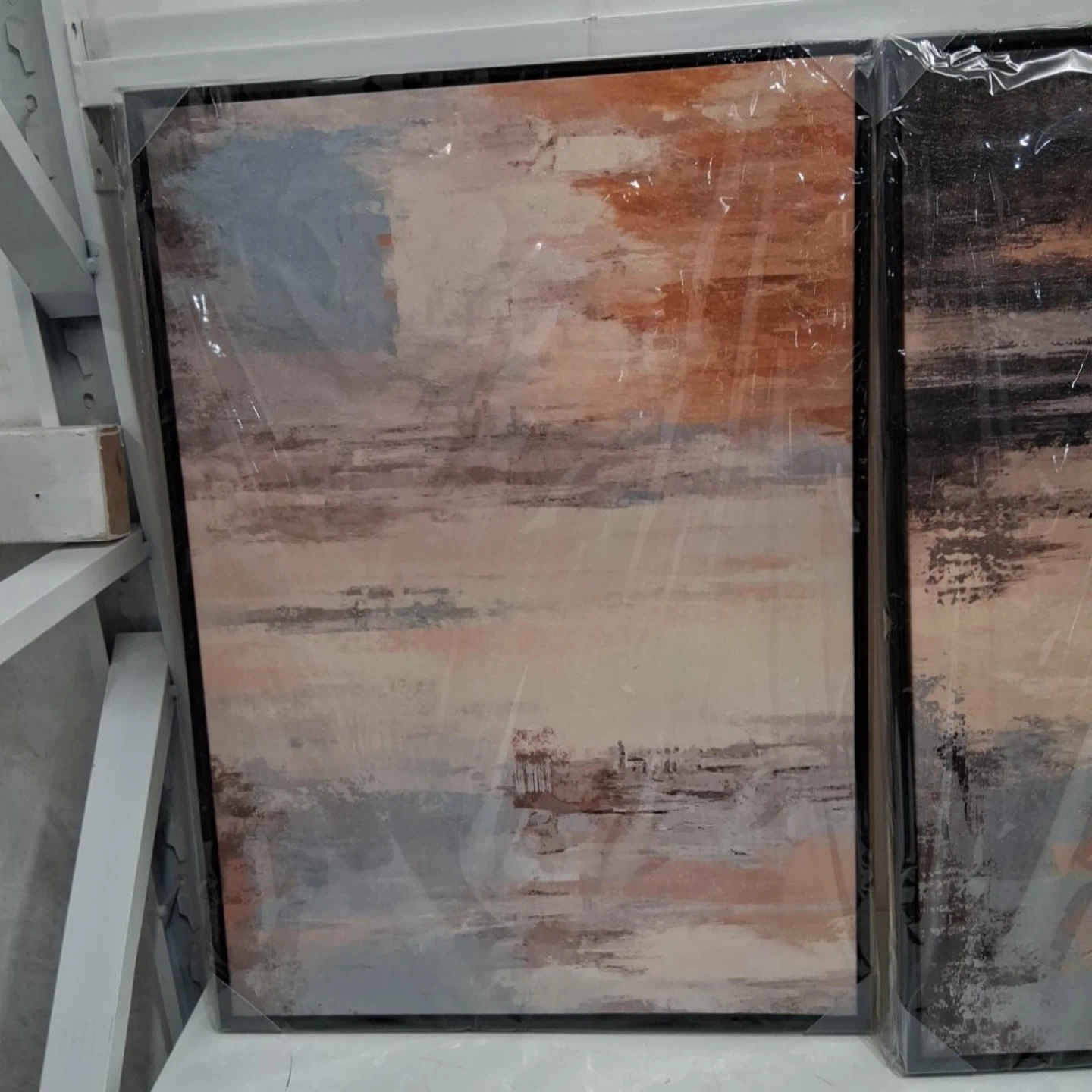 Set of 3 Abstract Canvas Wall Art Prints - photo 3