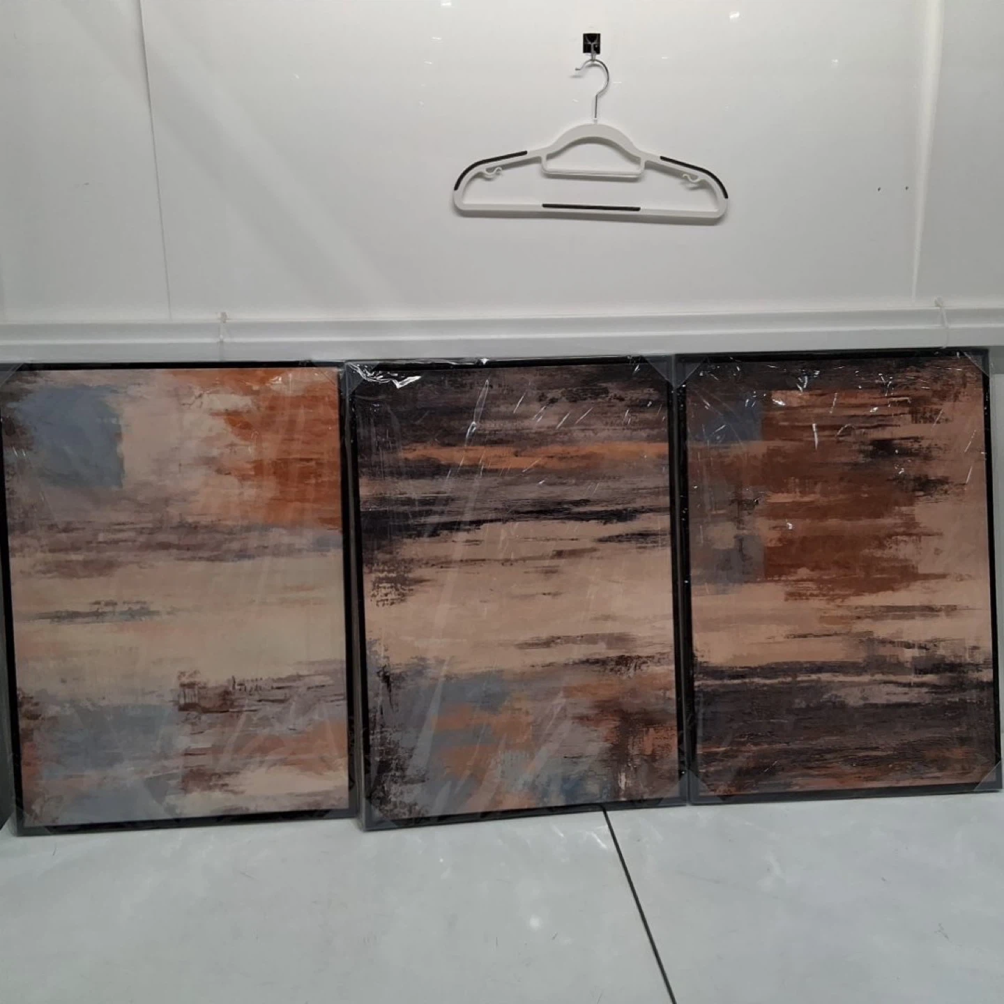 Set of 3 Abstract Canvas Wall Art Prints - photo 2