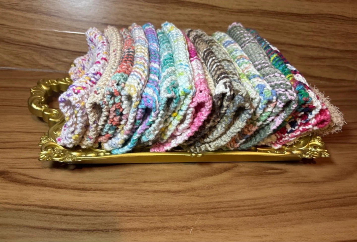 Handmade knitted Washcloths - photo 3