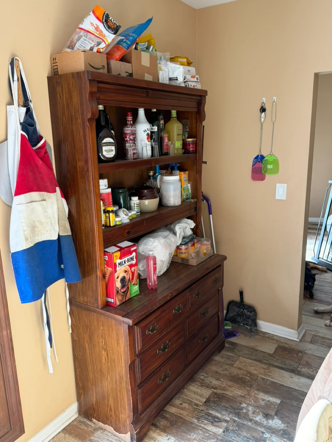 Vintage Wooden Hutch / Buffet