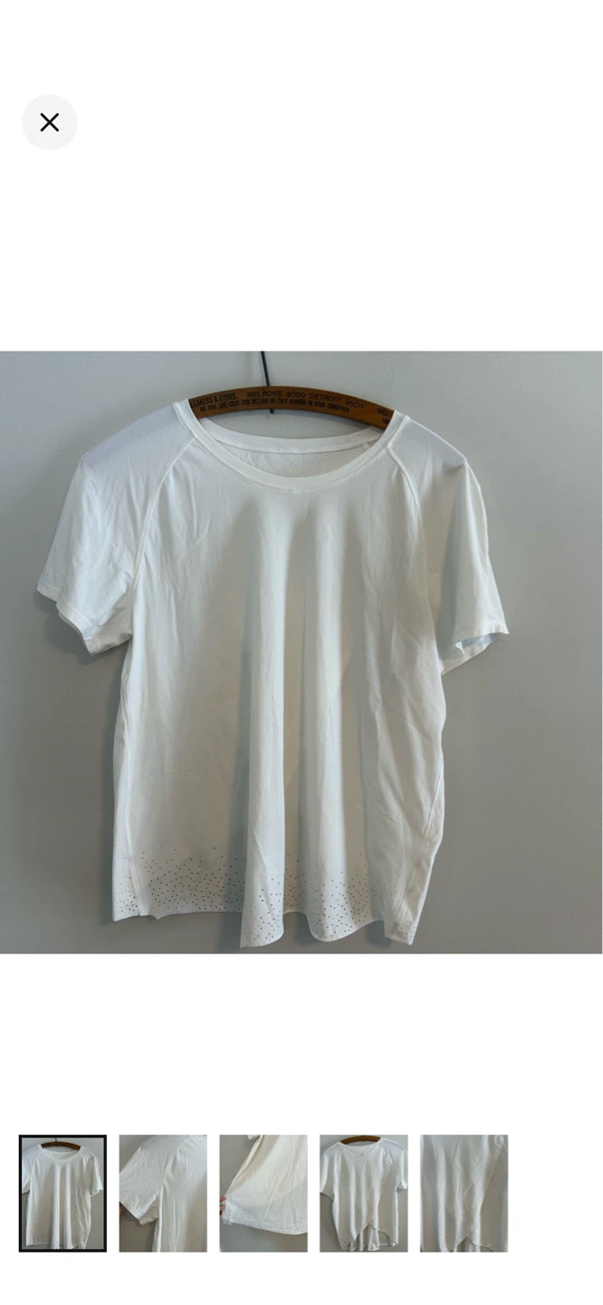 Lululemon open back athletic top