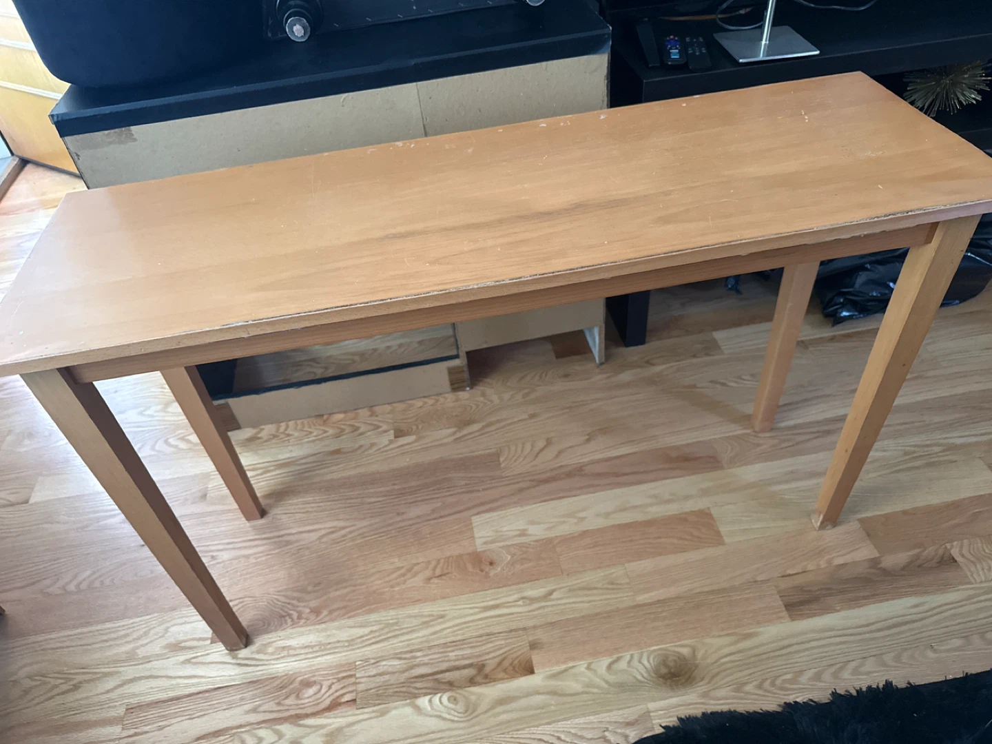 Wooden Console Table - photo 3