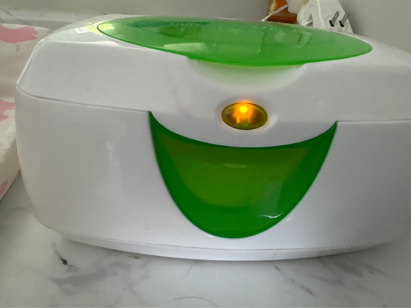 White and Green Wipes Warmer - photo 2