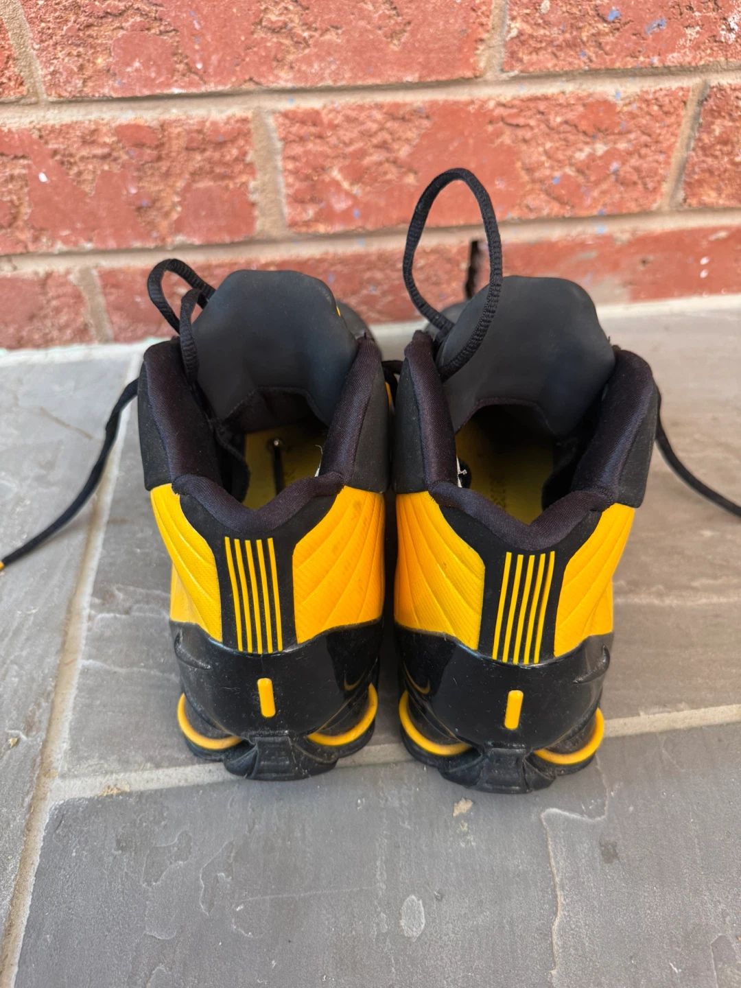 Nike Shox VC IV Basketball Shoes - Black/Yellow - photo 2