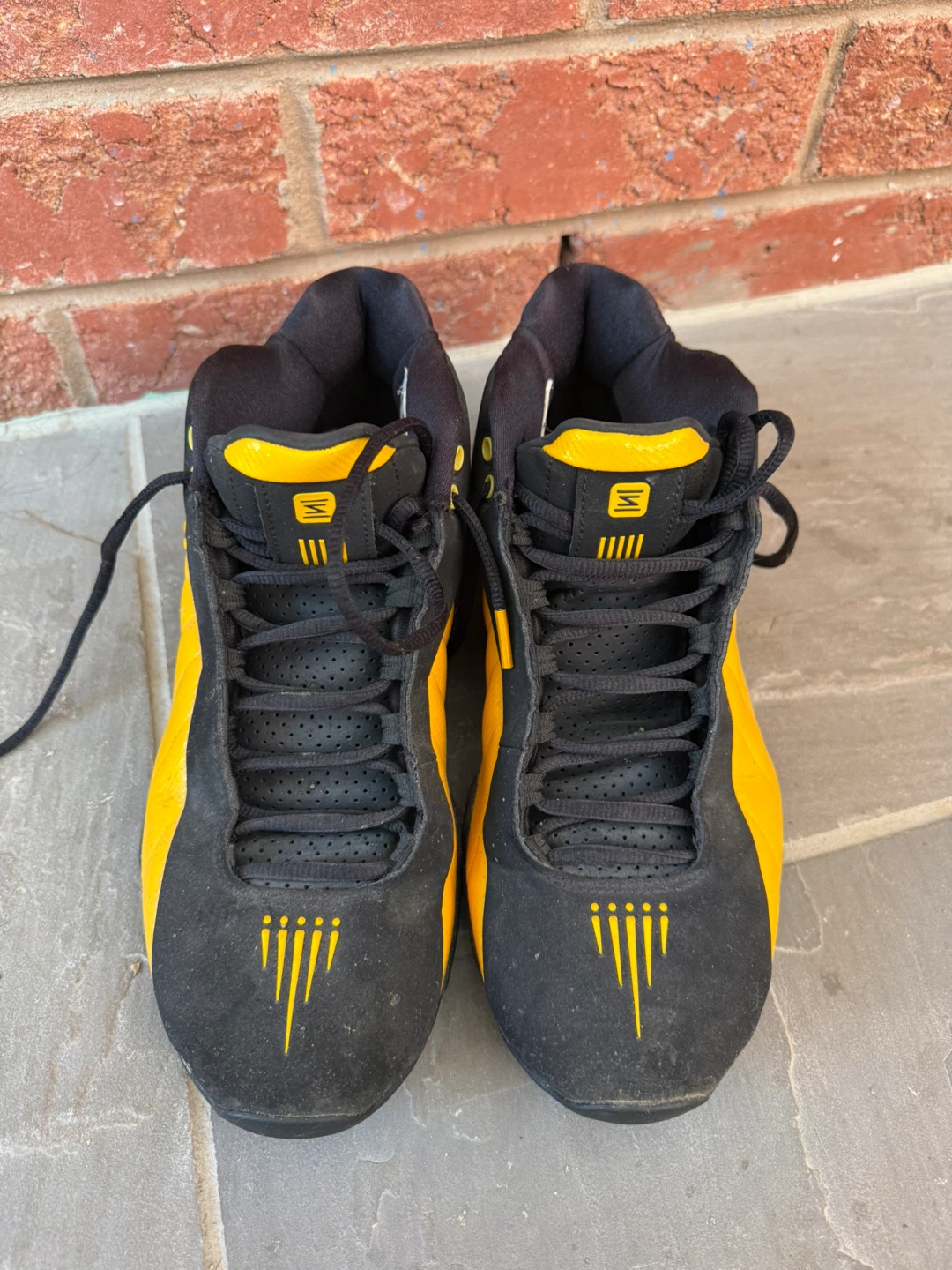 Nike Shox VC IV Basketball Shoes - Black/Yellow - photo 4