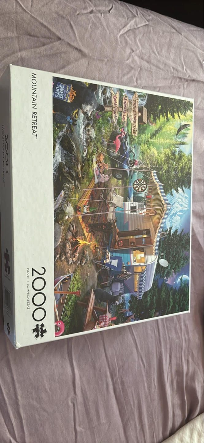 Buffalo Games Mountain Retreat 2000 Piece Jigsaw Puzzle