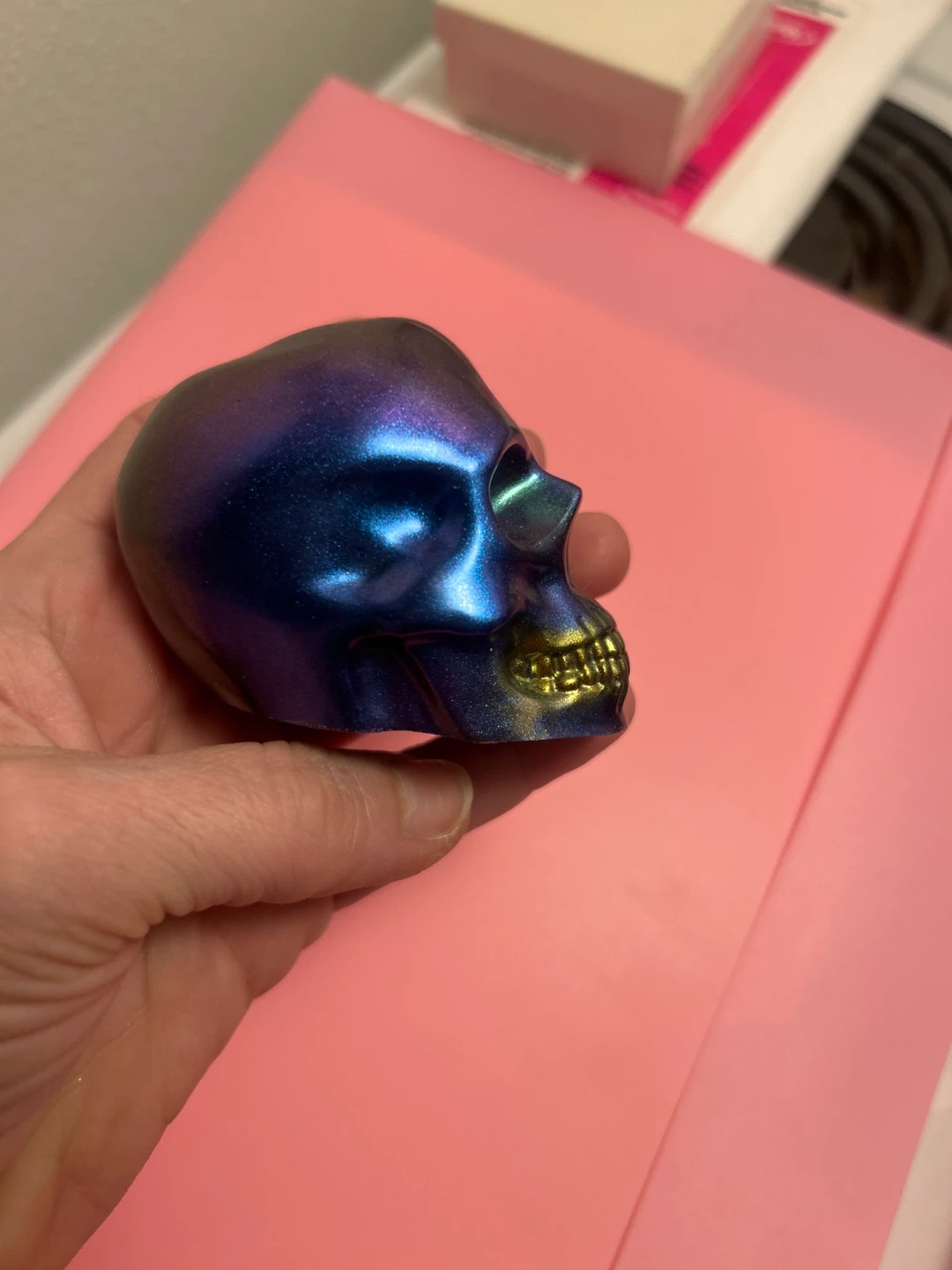 Resin Skull Figurine - photo 2