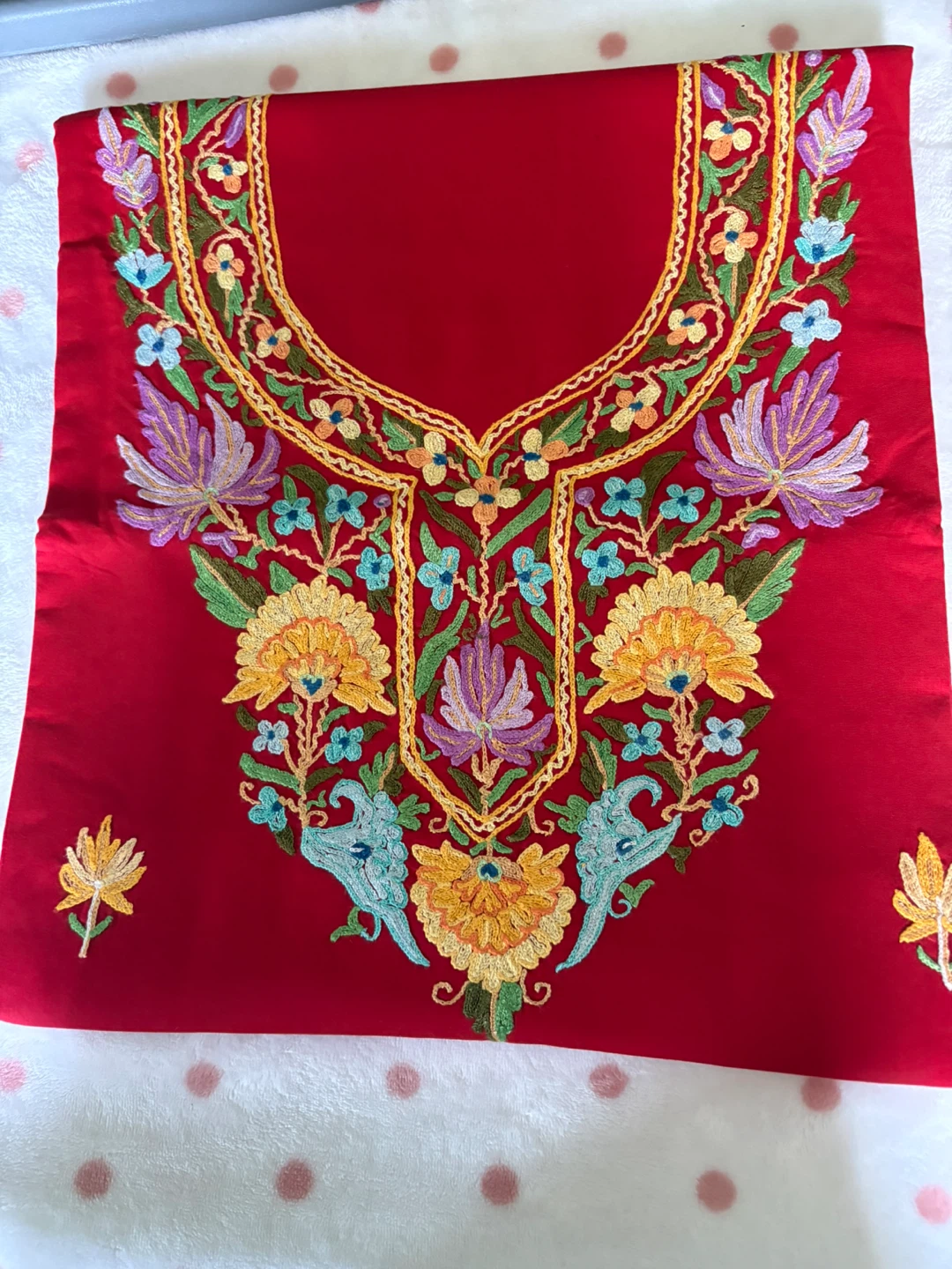 Embroidered Kurti Fabric