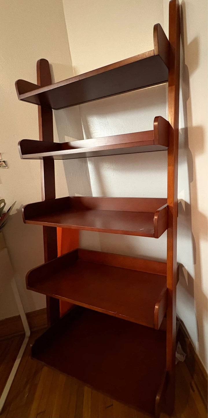 Wooden Ladder Bookshelf - photo 2