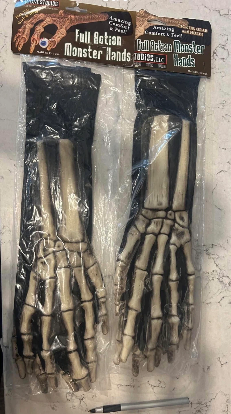 Skeleton Gloves - brand New