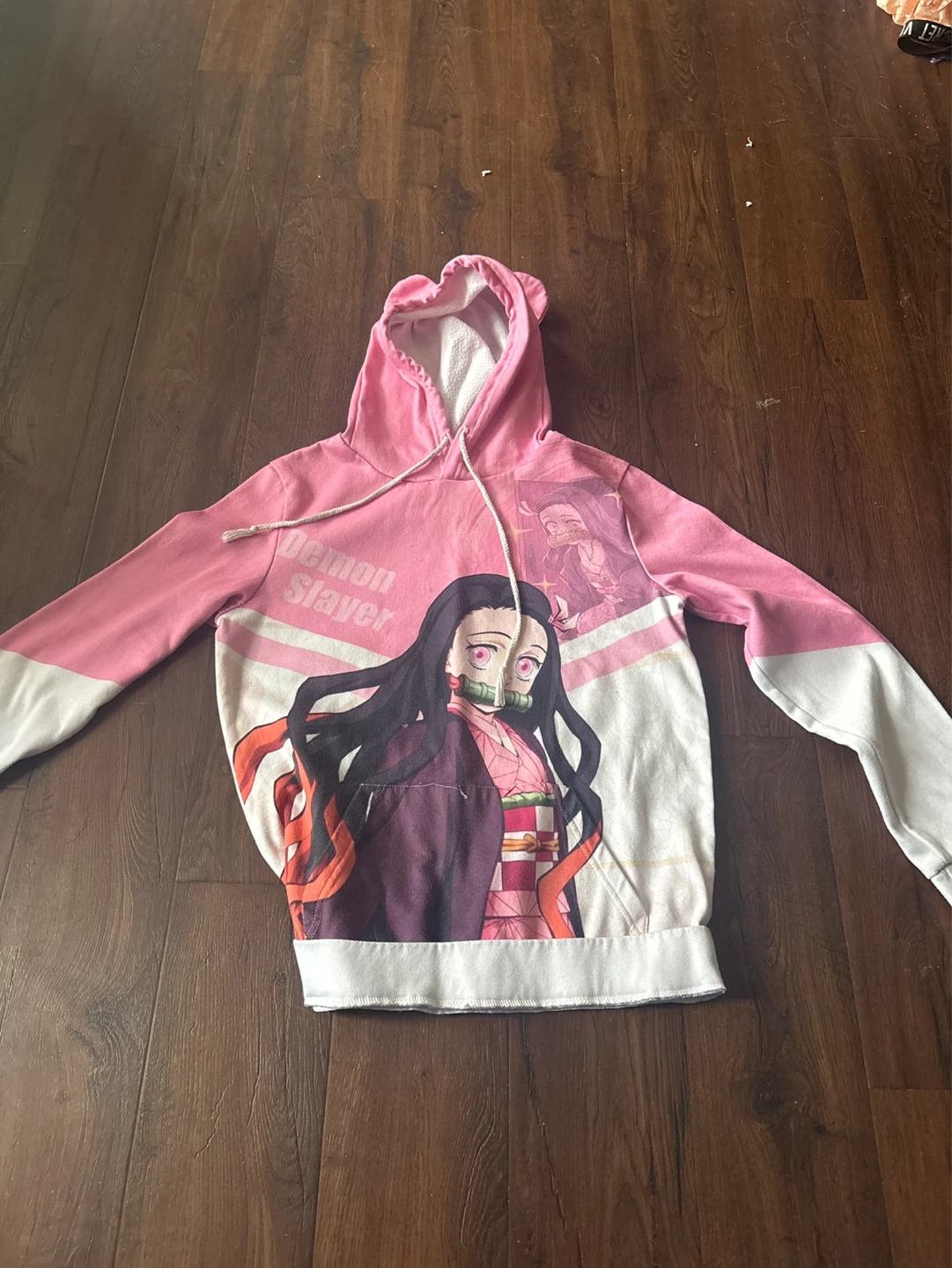Pink Demon Slayer Nezuko Hoodie
