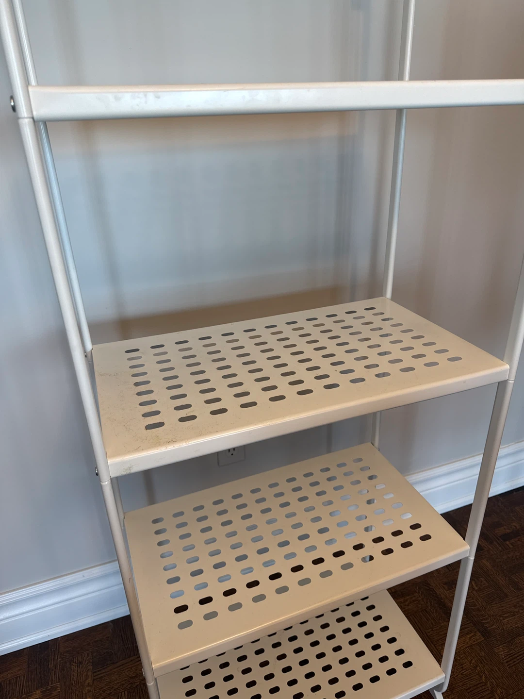 White 5-Shelf Metal Storage Unit - photo 2