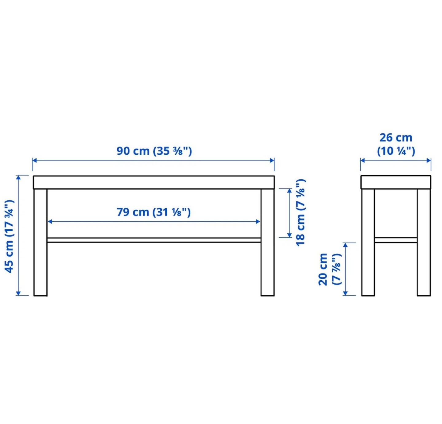 IKEA White Console Table - photo 2