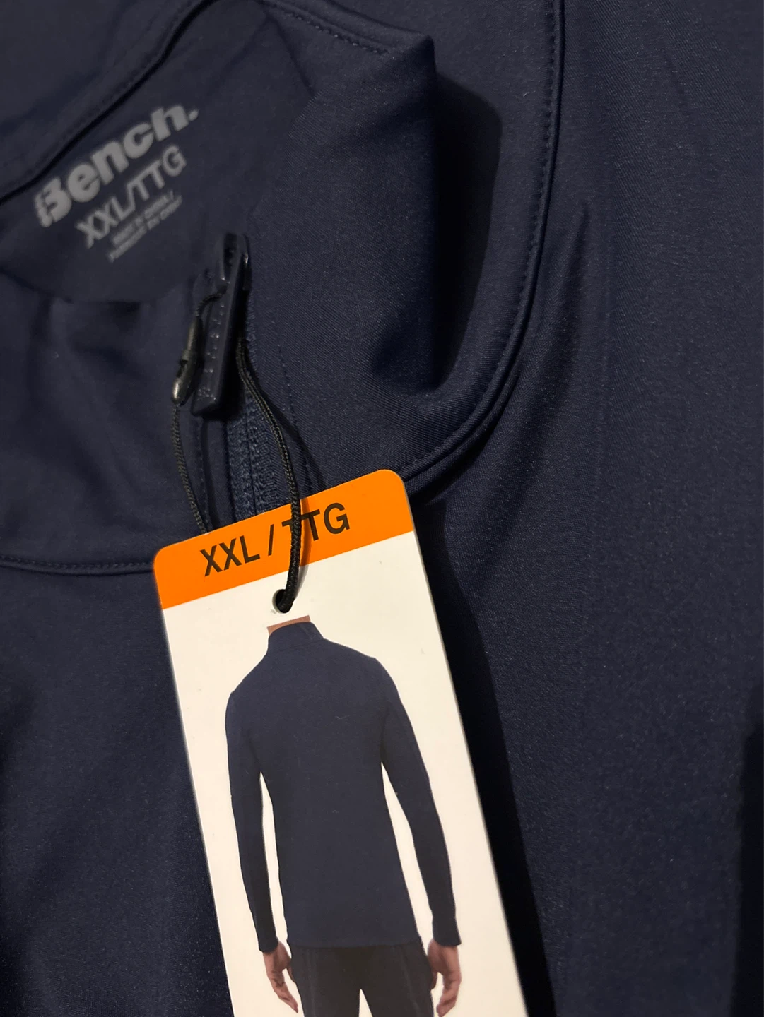 Bench Long Sleeve Zip Top XXL Navy - photo 3