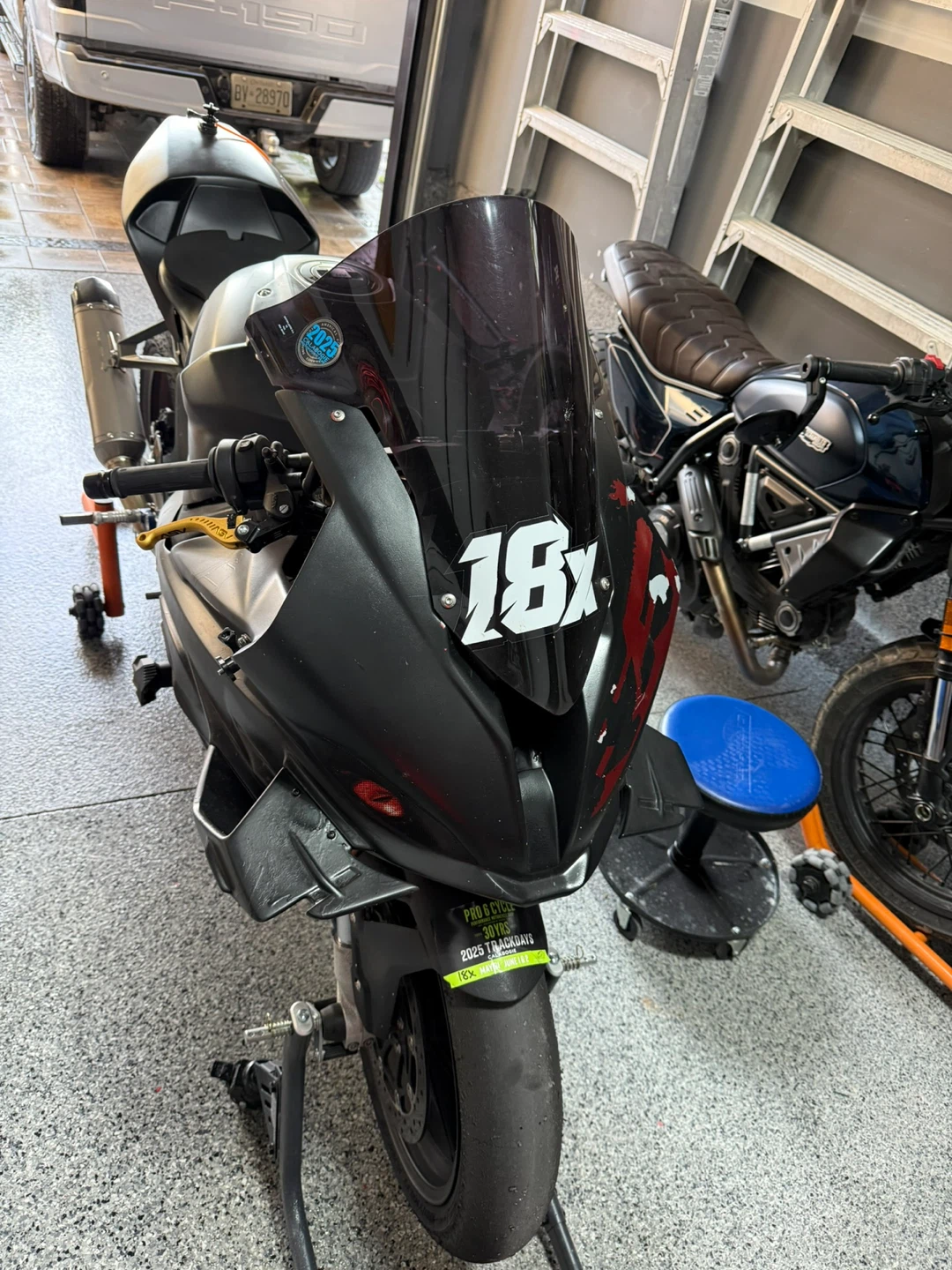 2023-2025 BMW S1000RR TRACK/RACING FAIRING BLACK - photo 2