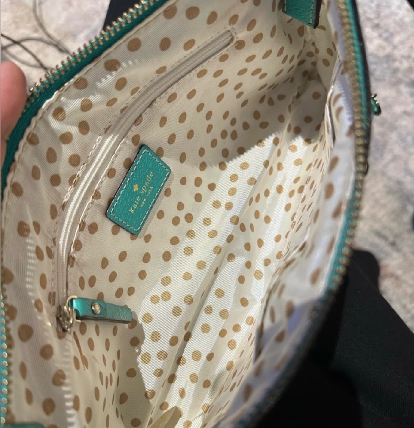 Kate Spade Teal Clutch with Chain - photo 3