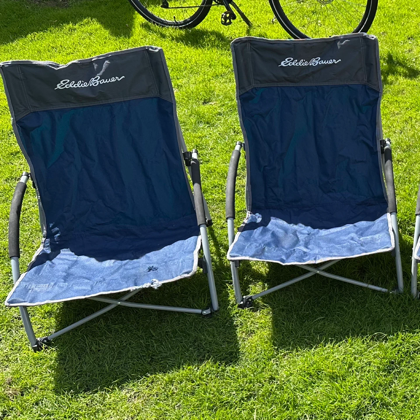 Eddie Bauer Camp Chairs (Set of 2) - Blue