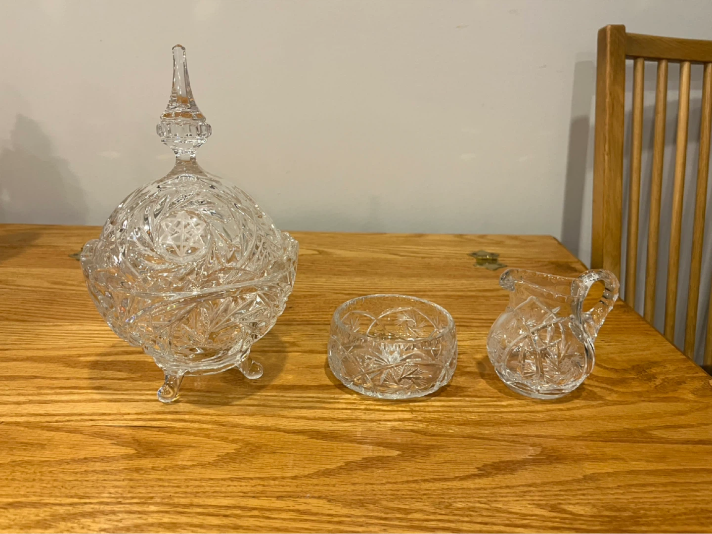 Various crystal items