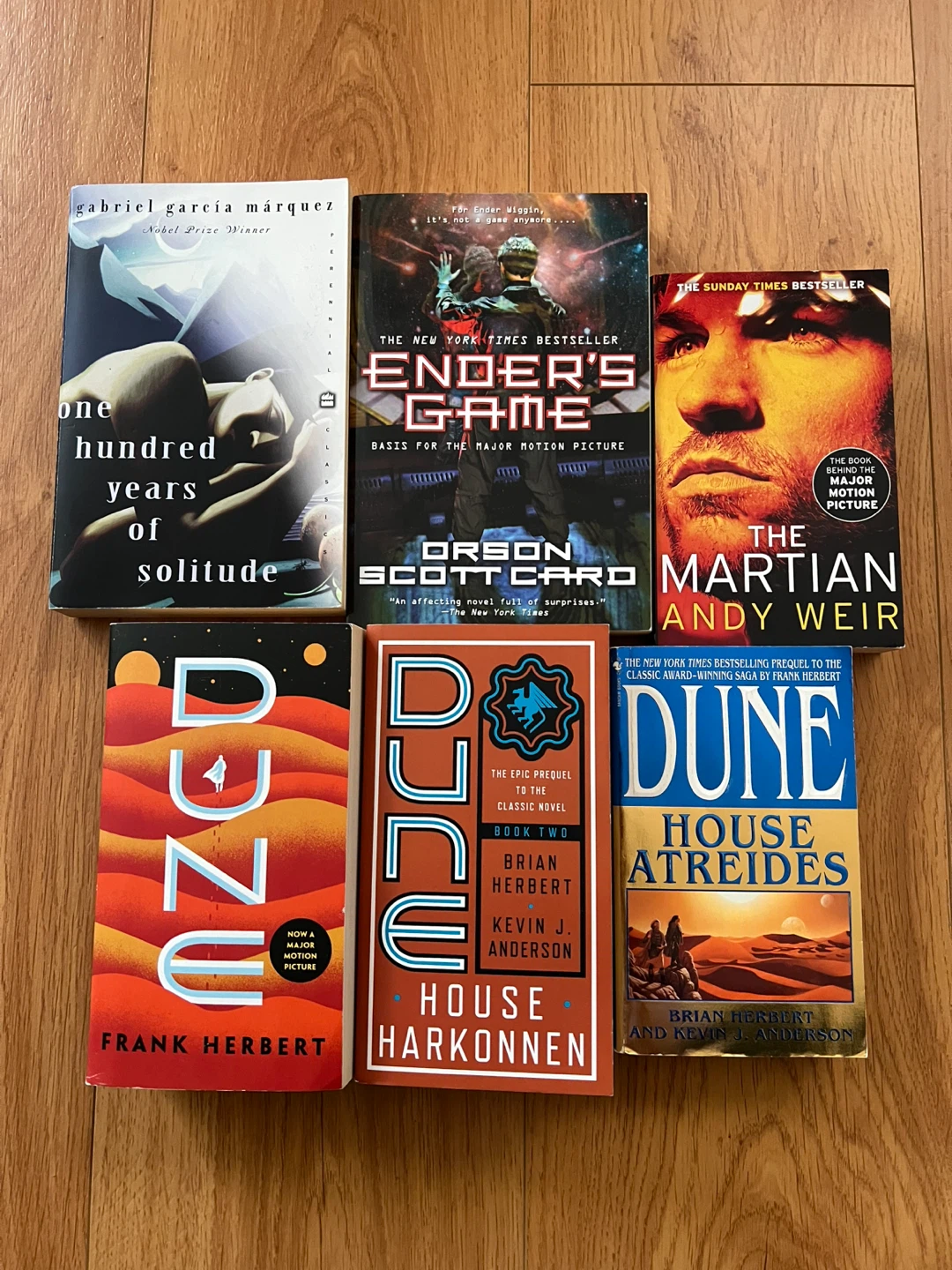 Sci-Fi Novels: Dune, Ender's Game, The Martian, and more