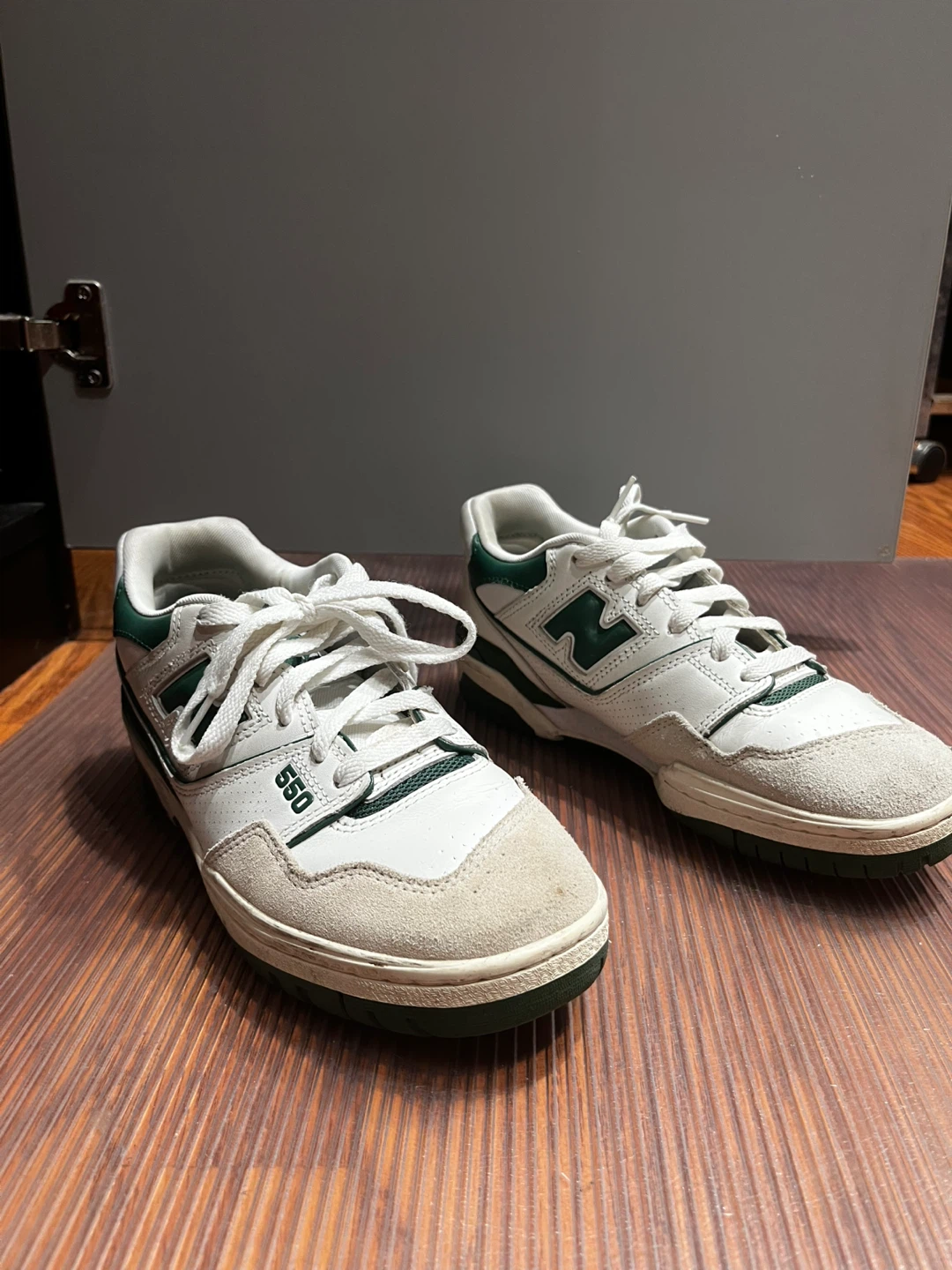 New Balance 550 White Green Sneakers