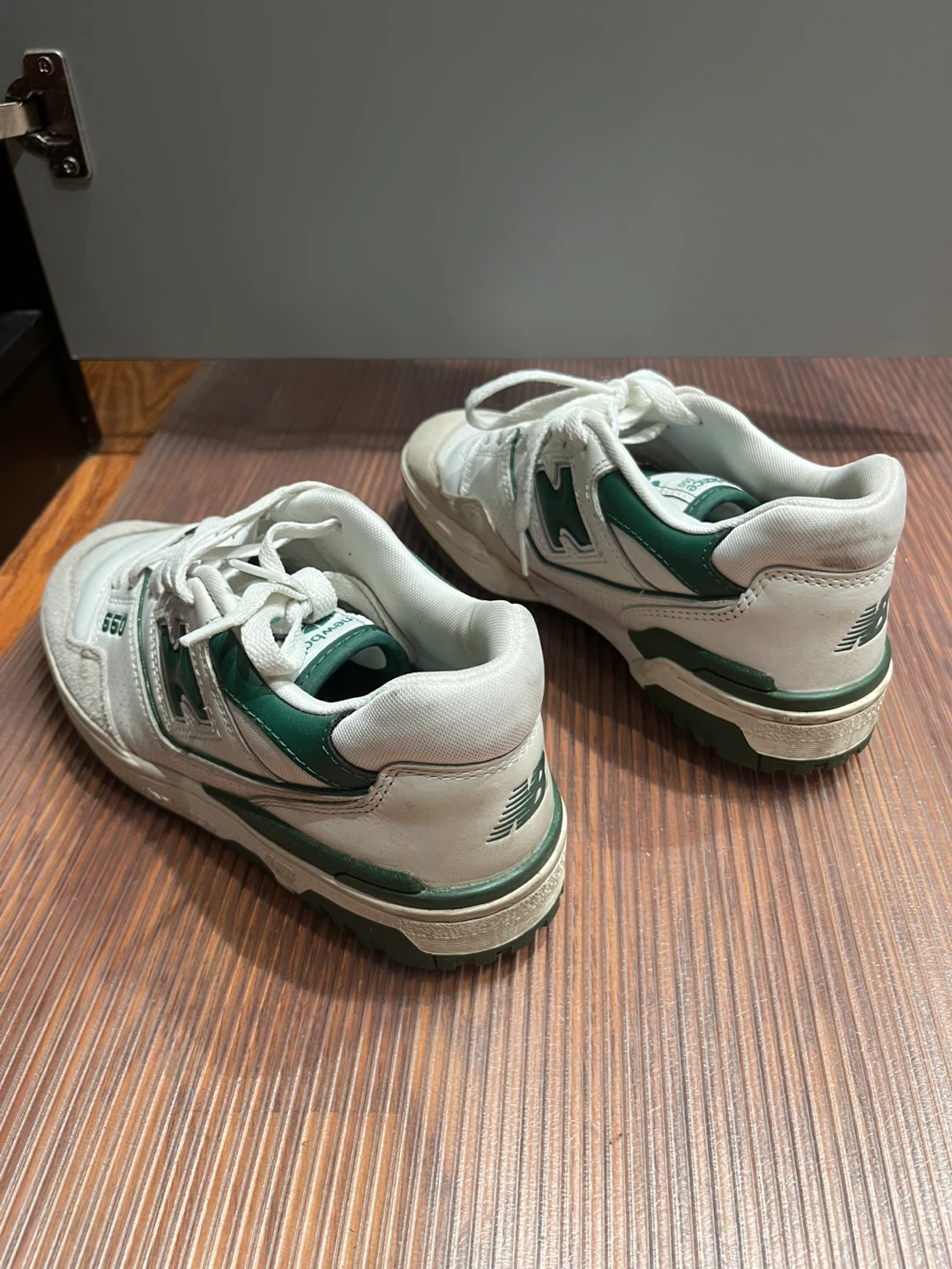 New Balance 550 White Green Sneakers - photo 3