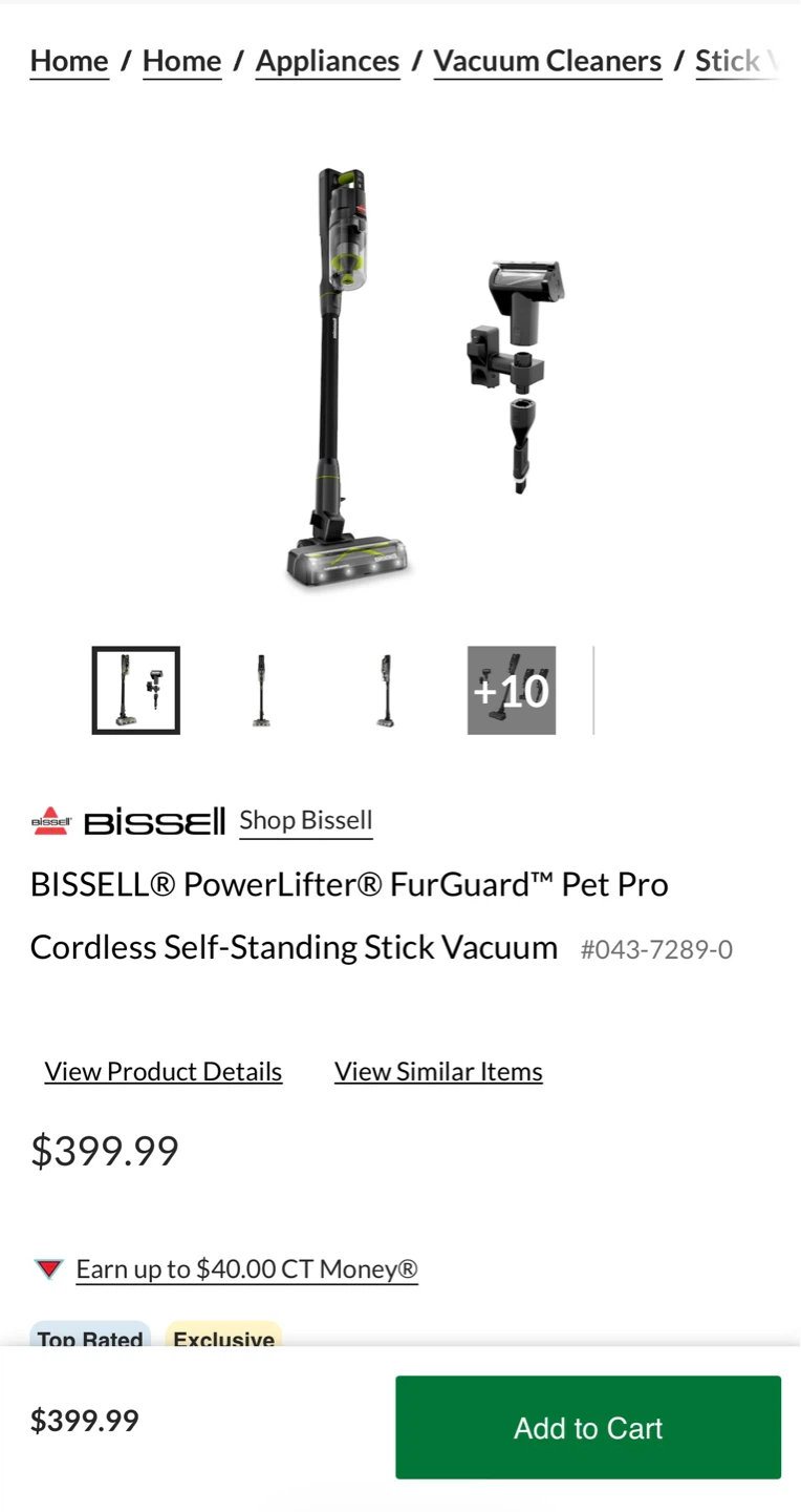 BISSELL PowerLifter FurGuard Pet Pro Cordless Stick Vacuum - photo 2