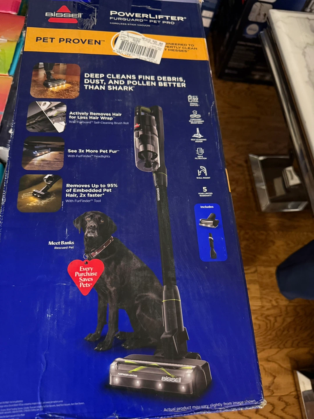 BISSELL PowerLifter FurGuard Pet Pro Cordless Stick Vacuum