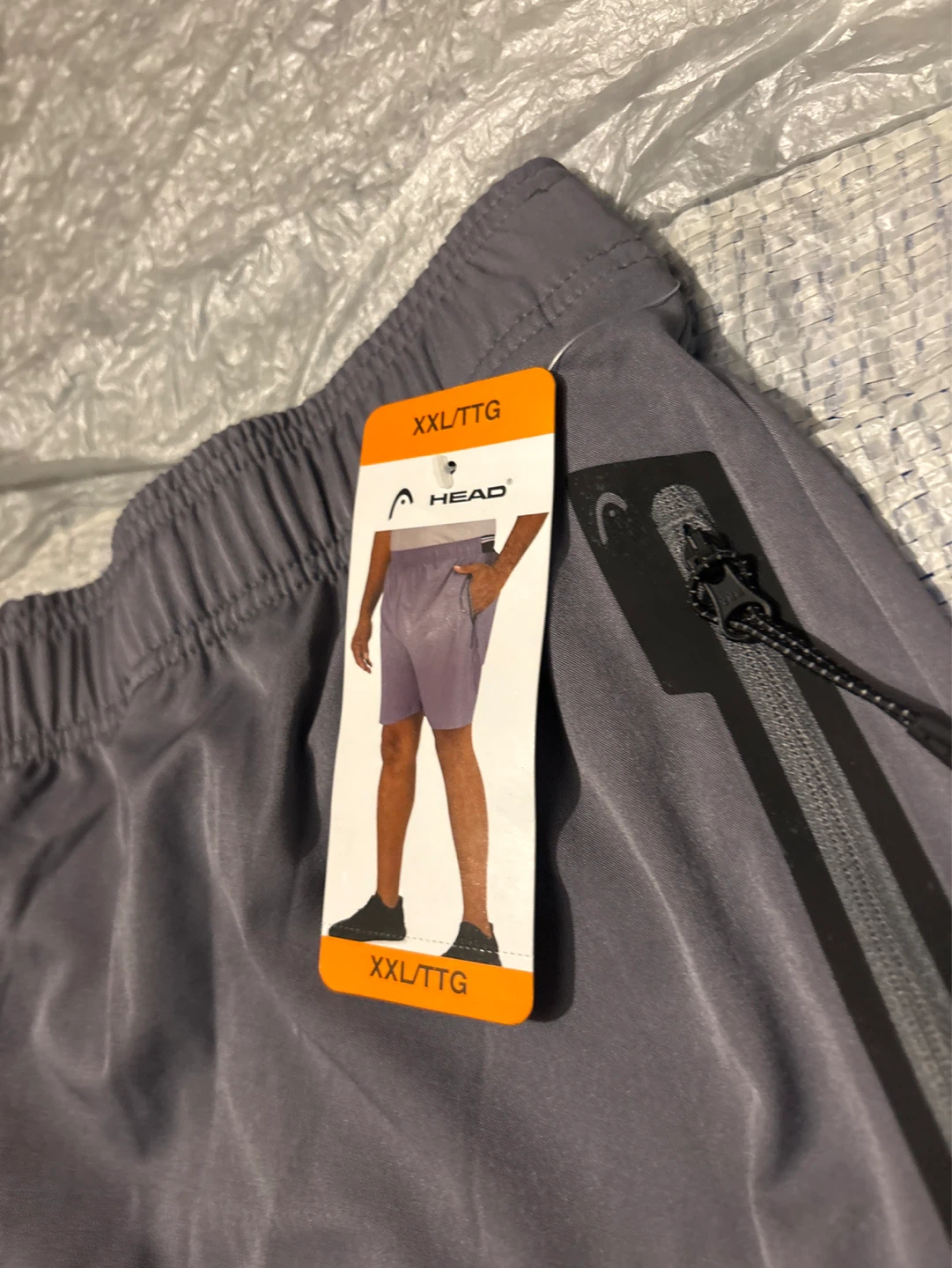 HEAD Men's Grey Athletic Shorts XXL - photo 2