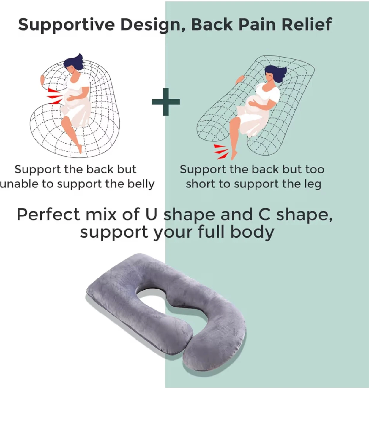 Mom cozy pregnancy pillow - photo 2